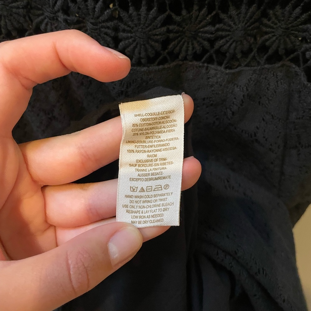Free People Black Sleeveless Pleated Mini Dress - Picture 6 of 8